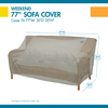 Classic Accessories Weekend 77" Outdoor Sofa Cover w/ Duck Dome, Moon Rock WSO793735